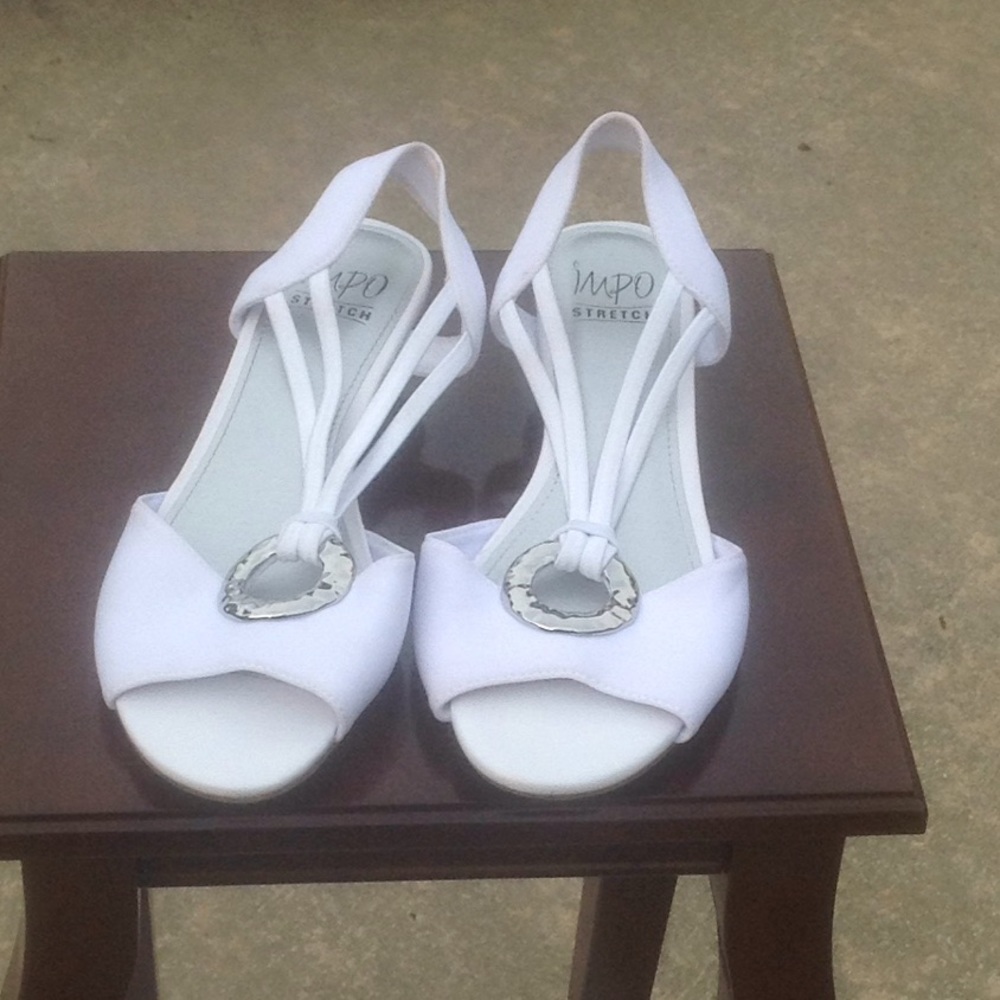 Impo Stretch white sandals